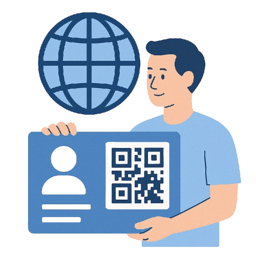 Digital QR Code and Globe Illustration 1 removebg preview - About Us - Apna QR