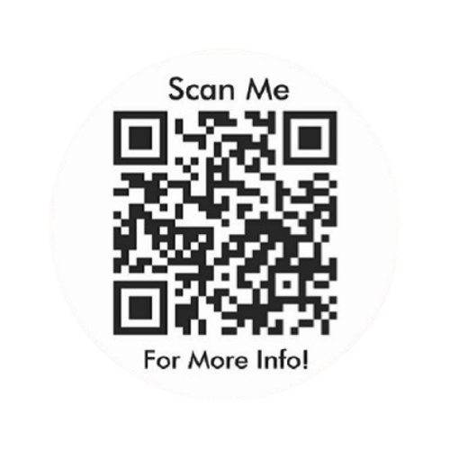 Acrylic QR Badge 2x2 – Custom Laser‑Engraved Business Badge
