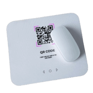 Acrylic QR Mouse Pad – Custom Laser‑Engraved Desk Mat