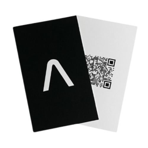 Acrylic QR Business Card 2x4 – Custom Laser‑Engraved Acrylic Card