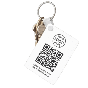 Acrylic QR Keychain 2x4 – Custom Laser‐Engraved Acrylic Keychain